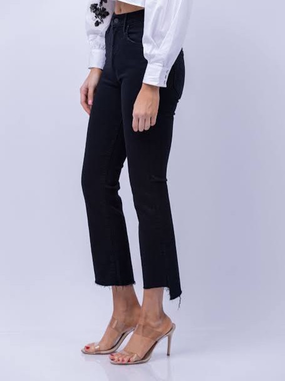 MOTHER The Insider Crop Two Step Fray Jean Not Guilty 14